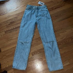 Princess polly jeans ,distressed in just the knees l, fit perfectly